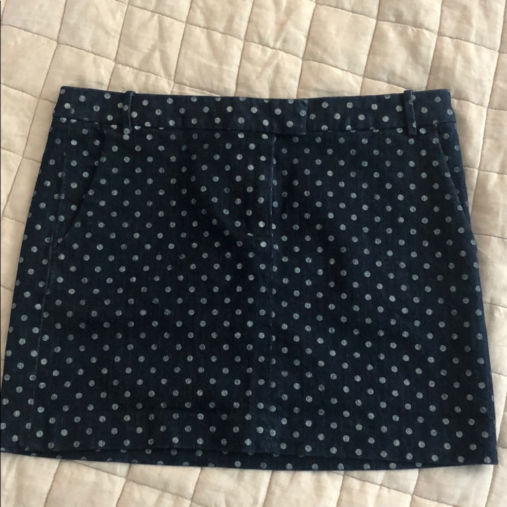 J Crew Denim Skirt